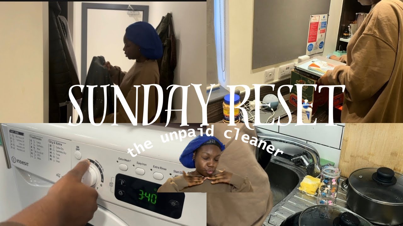 REALISTIC SUNDAY RESET…..I DO EVERYTHING😭😩