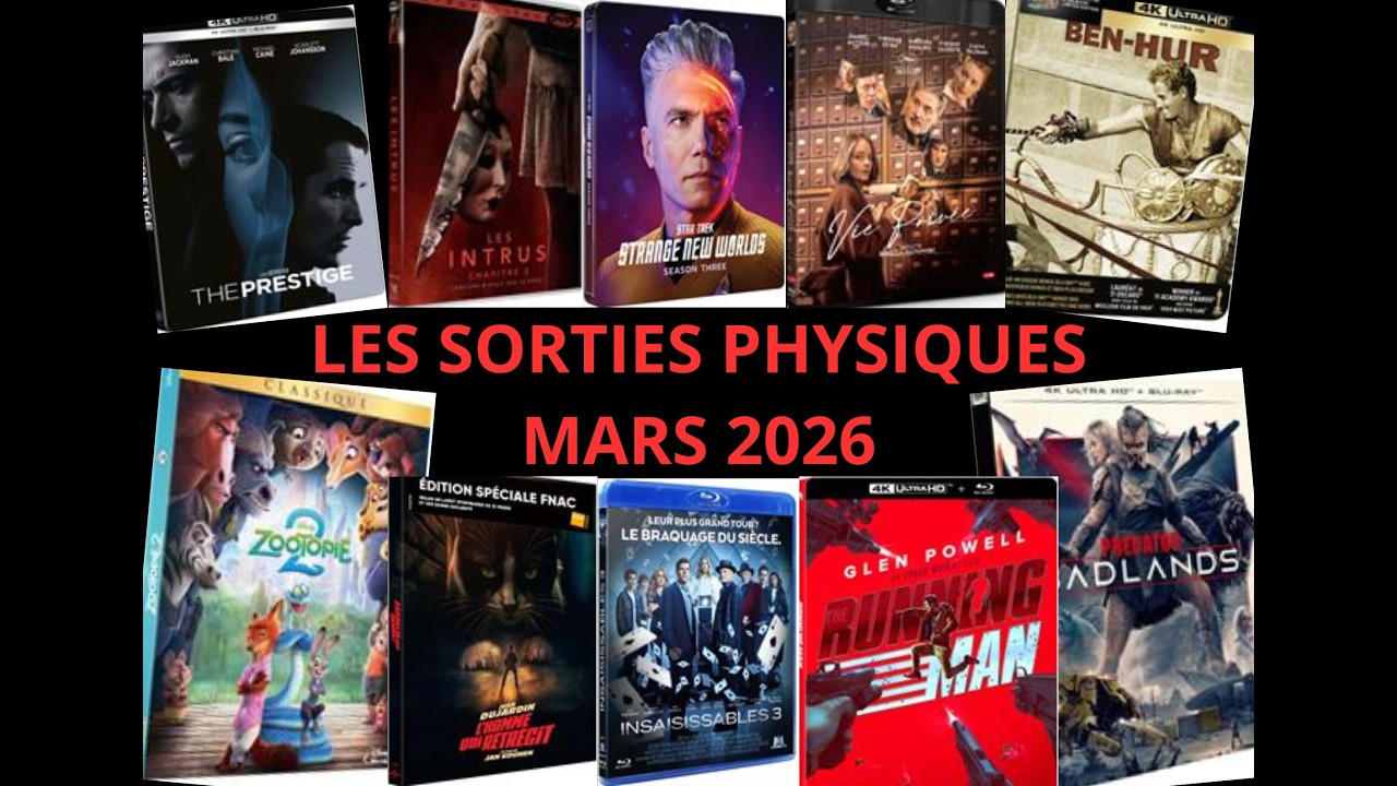 Sorties physiques - Mars 2026