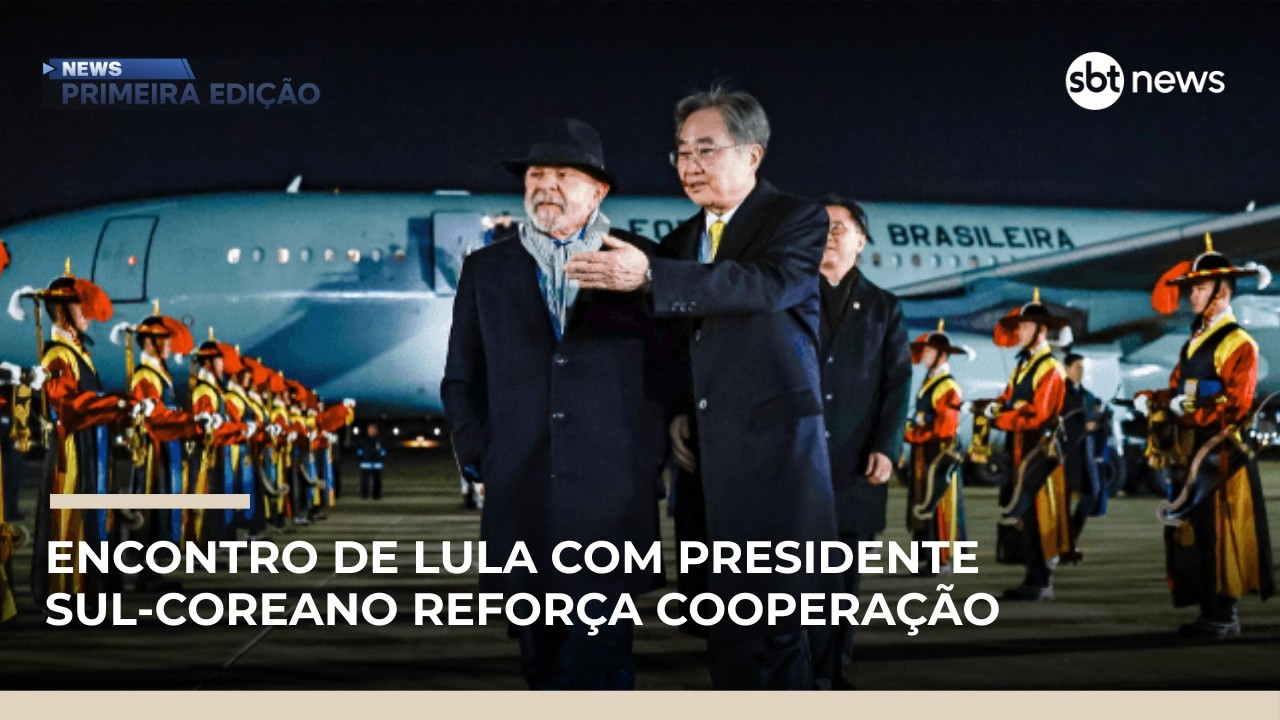 Encontro de Lula com presidente sul-coreano reforça cooperação comercial | #NewsPrimeiraEdição
