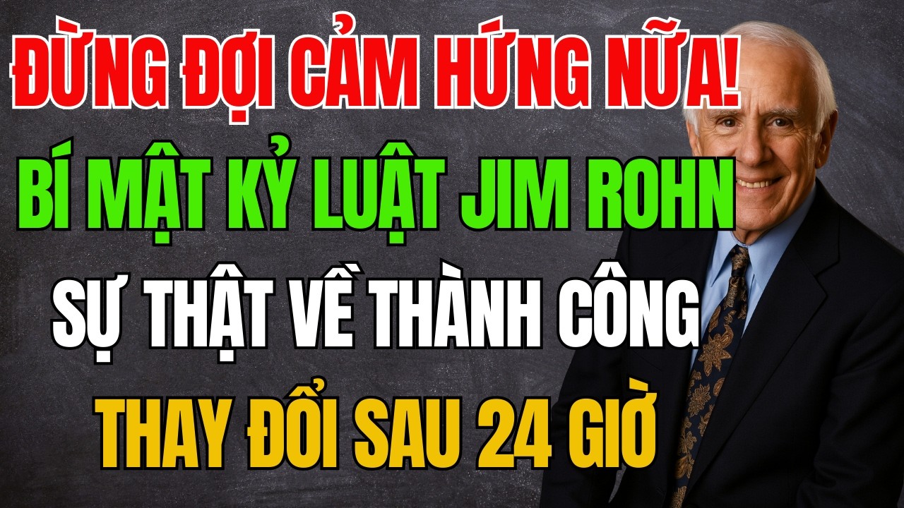 Đừng Đợi Cảm Hứng, Hãy Rèn Kỷ Luật Triết Lý Thay Đổi Cuộc Đời Từ Jim Rohn