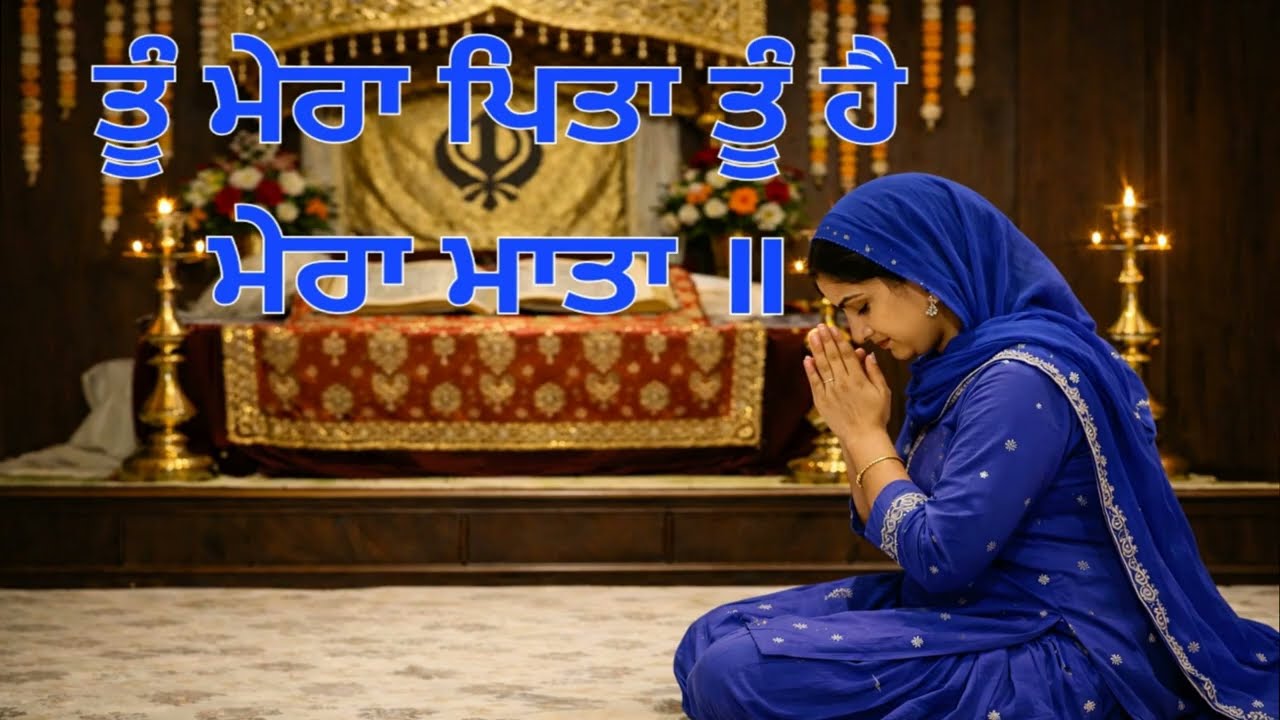 ਮੇਰਾ ਪਿਤਾ ਤੂੰ ਹੈ ਮੇਰਾ ਮਾਤਾ ॥ Gurbani Shabad Kirtan | Peaceful Devotional Kirtan