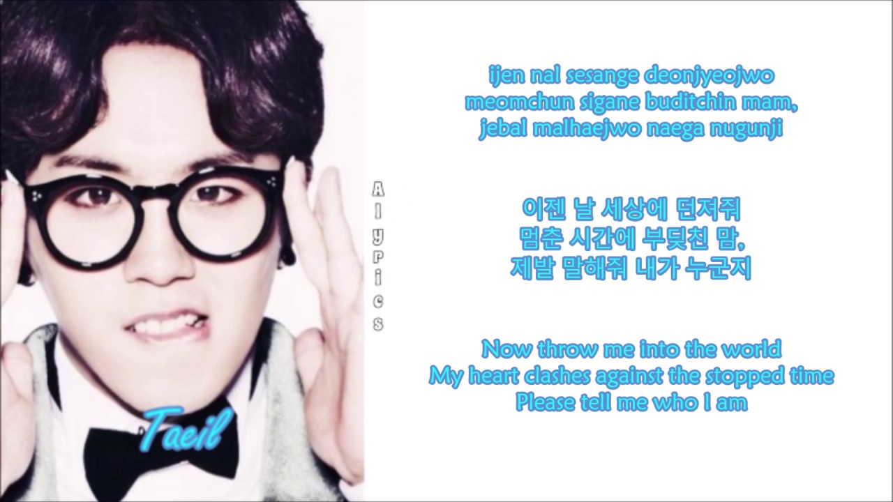Block B - Burn Out (Rom~Han~Eng) Color & Picture Coded