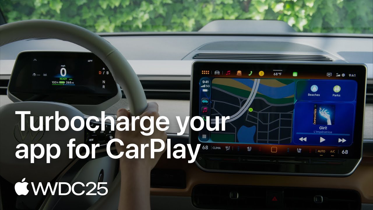 WWDC25: Turbocharge your app for CarPlay | Apple