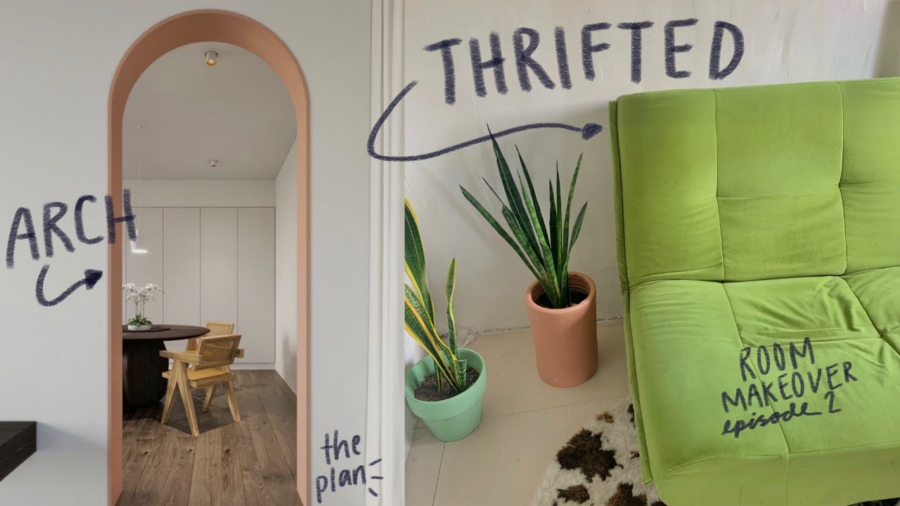 NEW ROOM VLOG: thrifting some furniture, buying paint, materials + THE PLAN