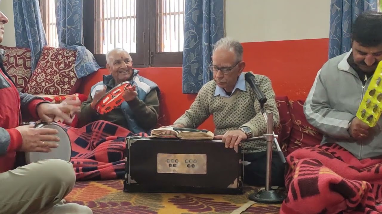 Bhajan sung by T K Ganjoo at shri Swami Svayamananda Ji Maharaj Ashram Muthi Jammu 🎉🎉🎉🎉🙏🙏🙏🙏