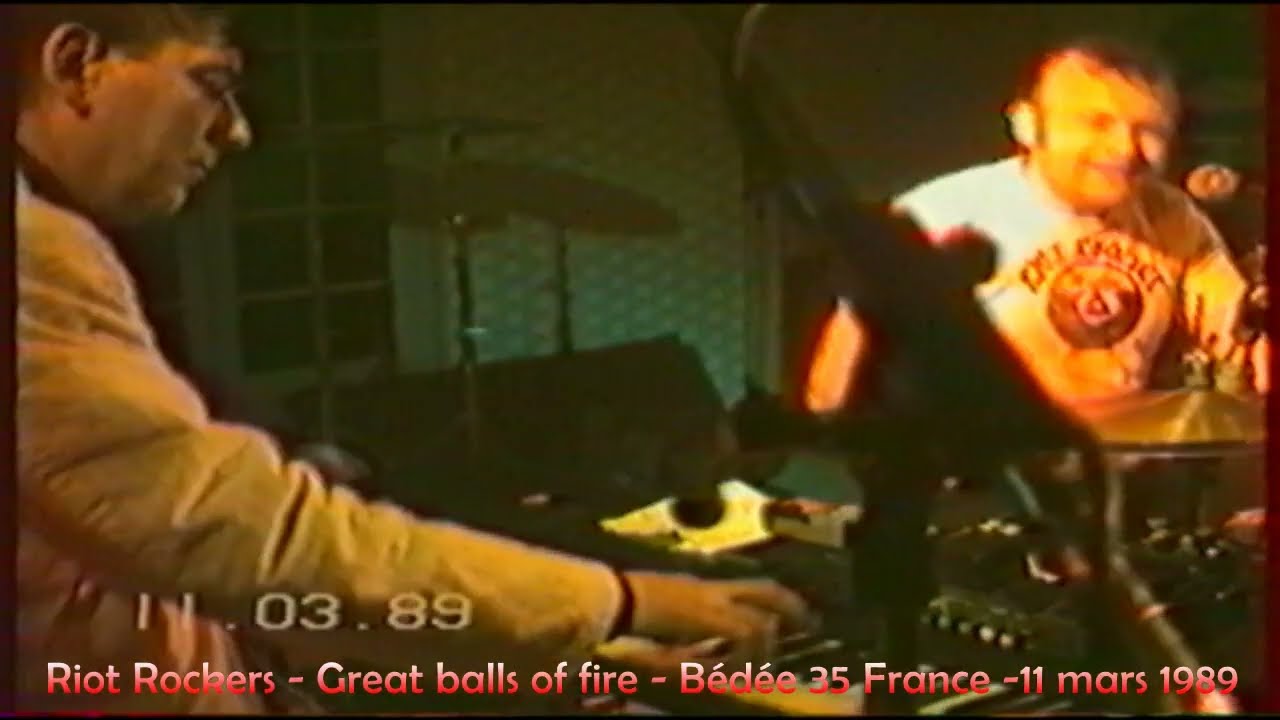 Riot Rockers Great balls of fire Bédée 35 France 11 mars 1989