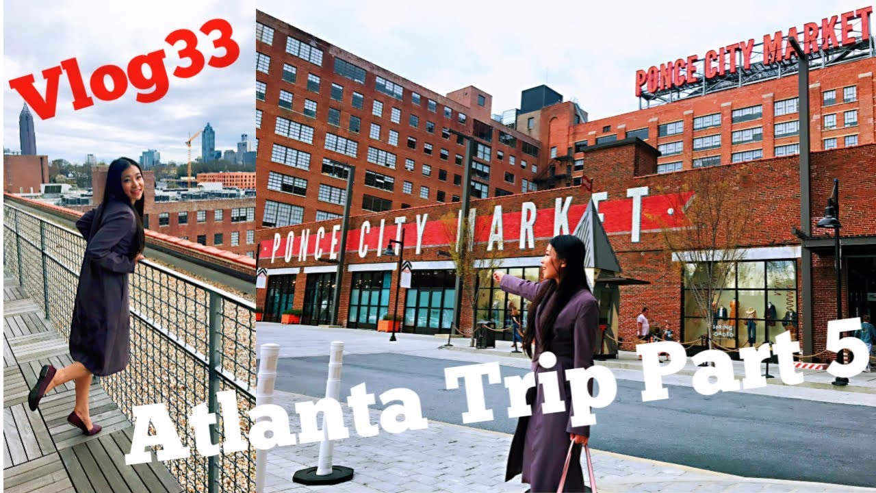 Влог 33 | Путешествие в Атланту &mdash; Ponce City Market, южно-азиатский фьюжн, лучший димсам в Атланте!