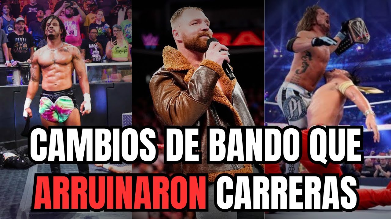 5 CAMBIOS de BANDO QUE ARRUINARON CARRERAS en WWE