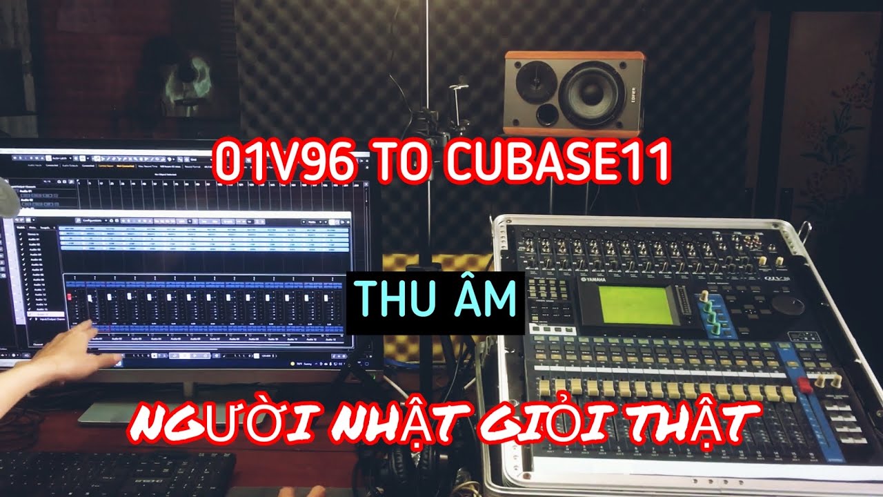 Hướng dẫn Yamaha 01v96 kết nối phần mềm thu âm cubase11 (sinh ra là để cho nhau)