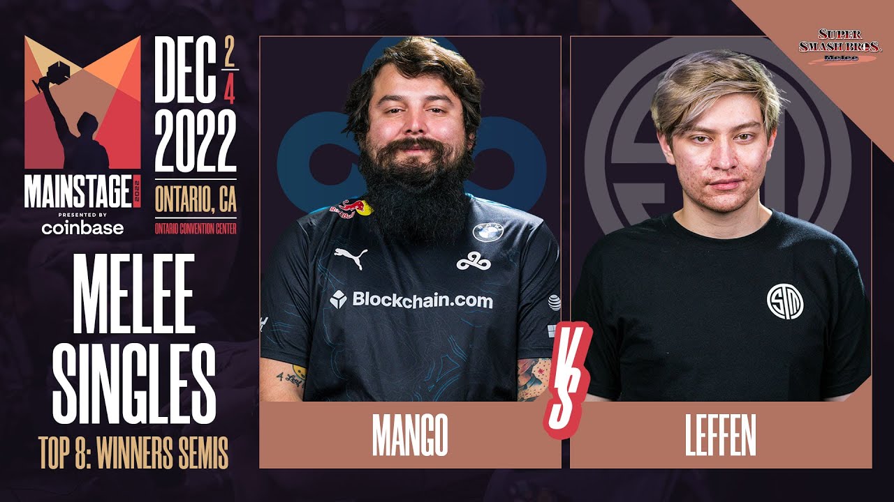 Mang0 (Falco) vs Leffen (Fox) - Melee Top 8 Winners Semi-Final  - Mainstage 2022