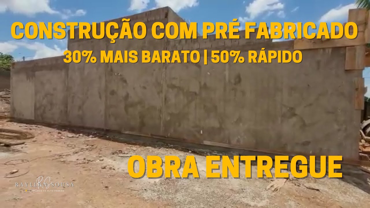 VAMOS CONSTRUIR? CONSTRUÇÃO DE CASA COM ECONOMIA E RAPIDEZ DO PRÉ FABRICADO