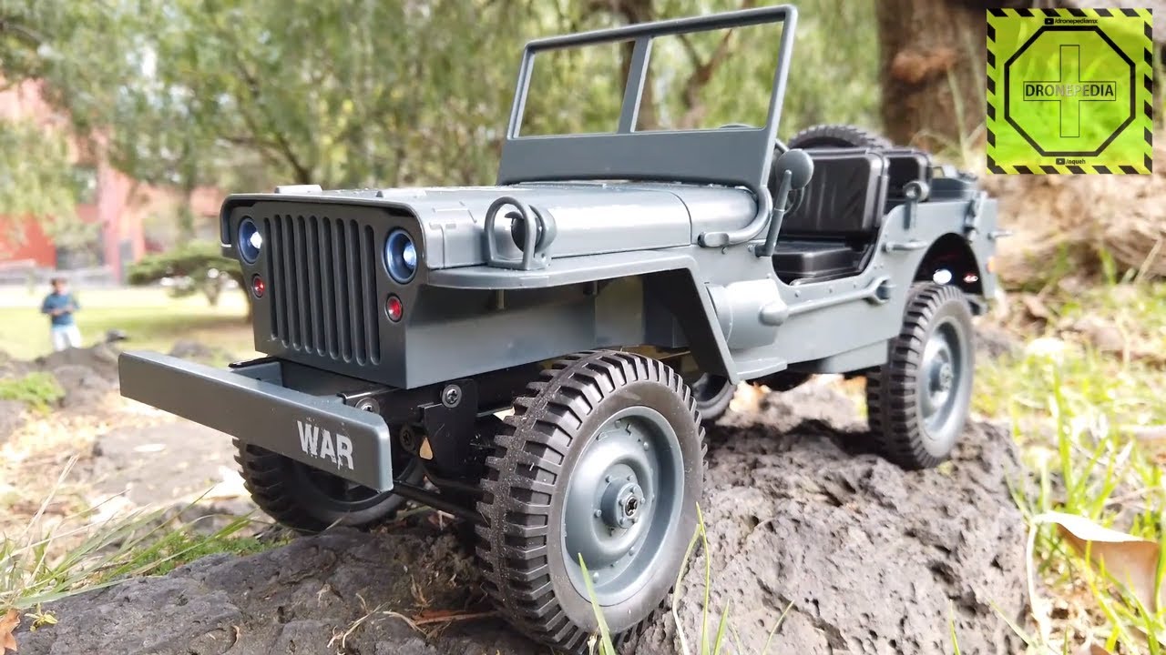 Jeep Willys JJRC Q65 Transporter-6 ideal para modificar y mejorar |DRONEPEDIA
