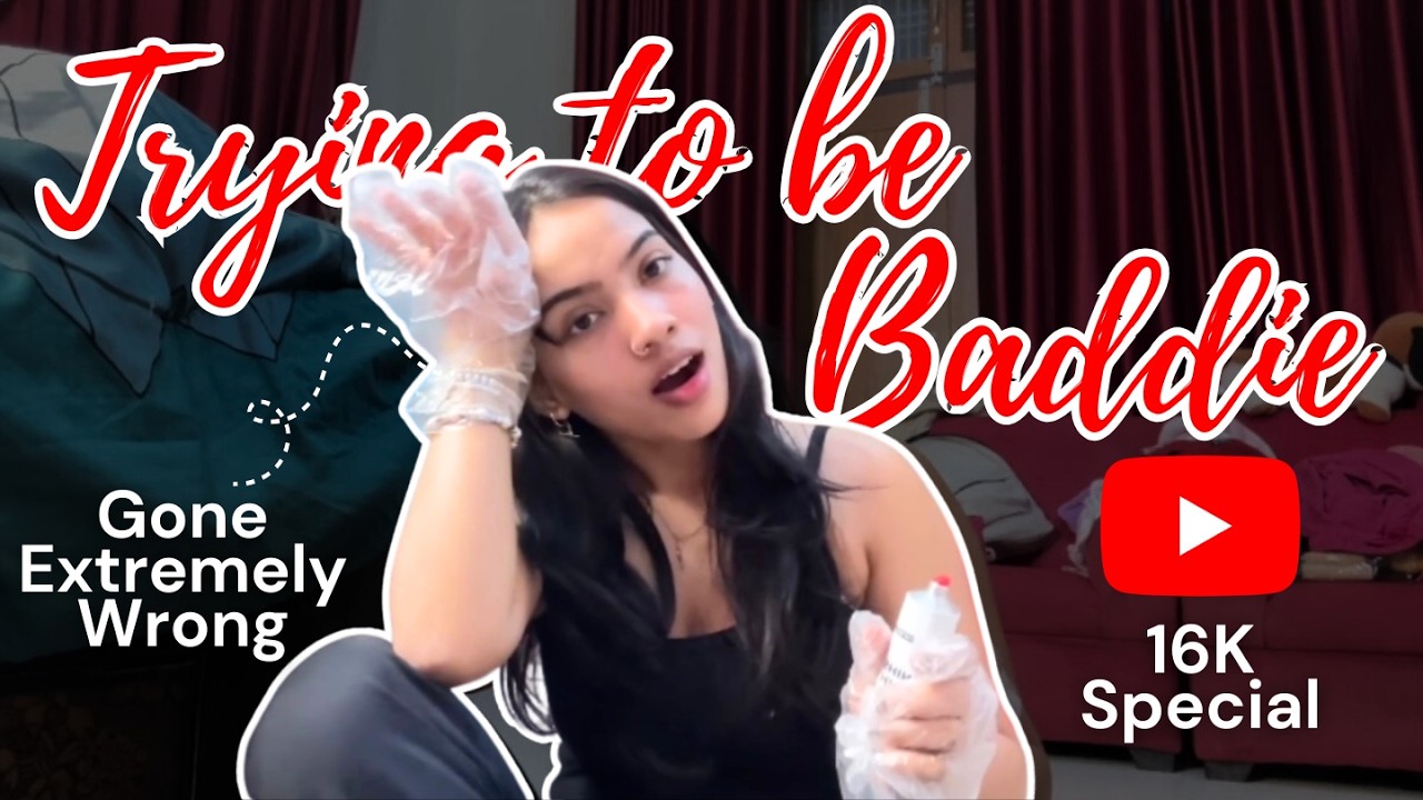 Dyeing My Hair Red at Home… GONE WRONG | Baddie Bani Saddie😭