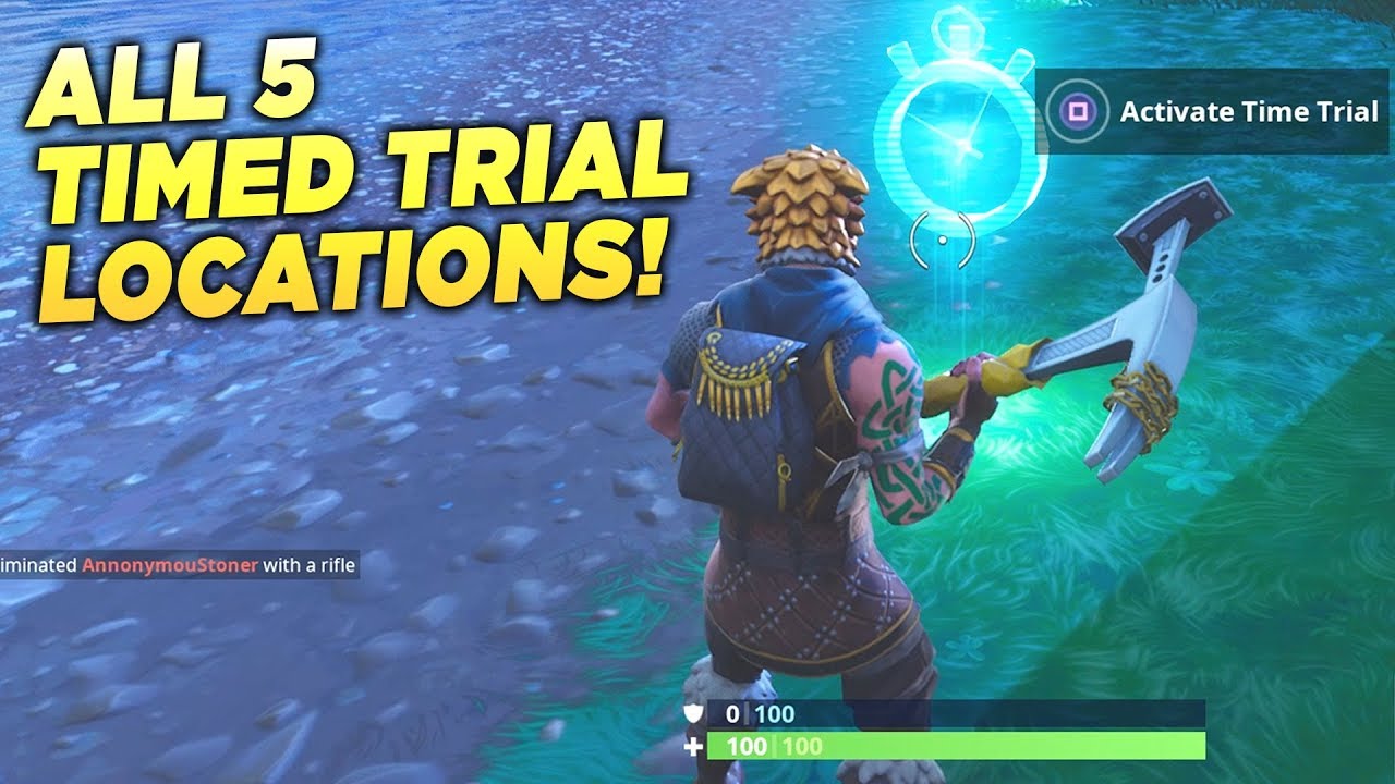ALL 5 TIMED TRIAL LOCATIONS! 