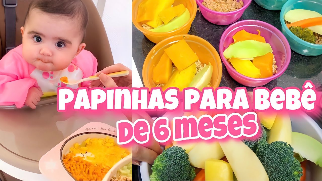 COMO FAZER PAPINHA PARA BEBÊ DE 6 MESES | COZINHEI PARA SEMANA TODA E CONGELEI #Episódio 1