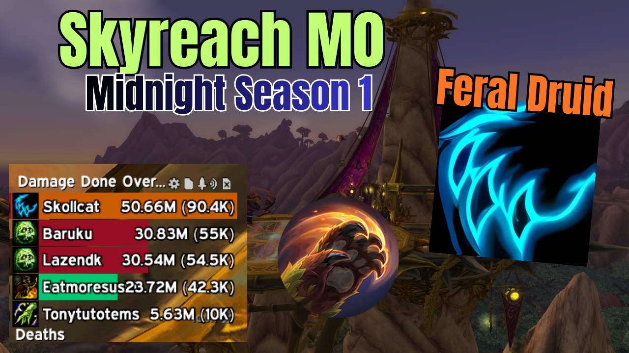 Skyreach M0 | R1 Feral Druid NA | Midnight Season 1