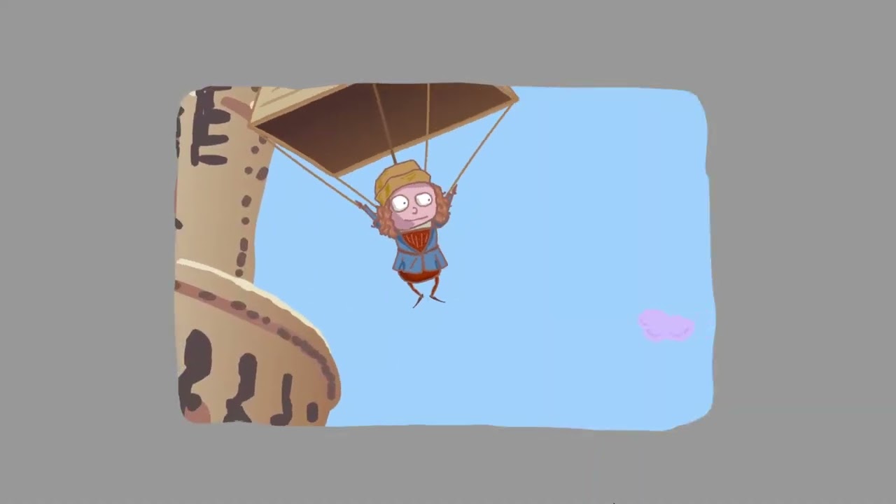 Le parachute de Léonard de Vinci (Italie 1487)