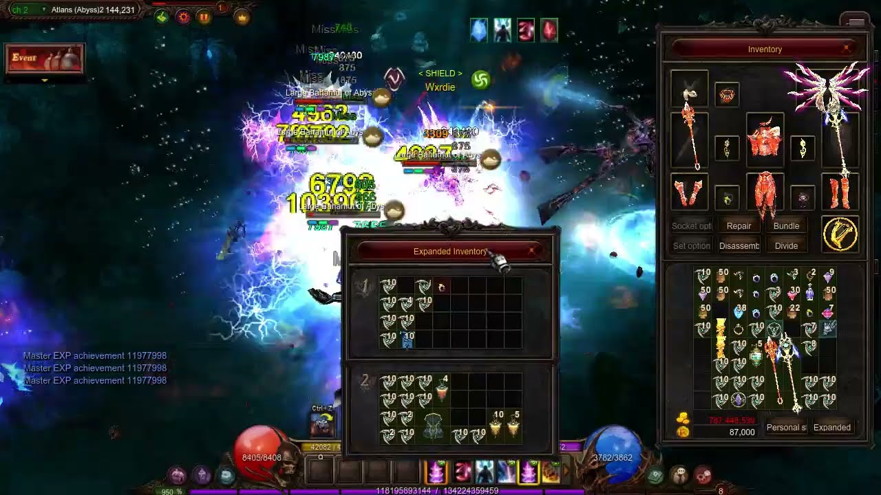 ENERGY MAGIC GLADIATOR PUNISH SOLO ABYSS2 - MU ONLINE SS16.2-2