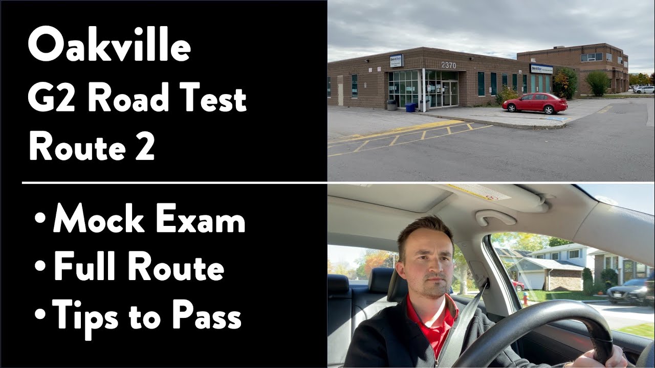 Oakville G2 Road Test (Route 2 out of 2) - Full Route & Tips on How to Pass Your Driving Test