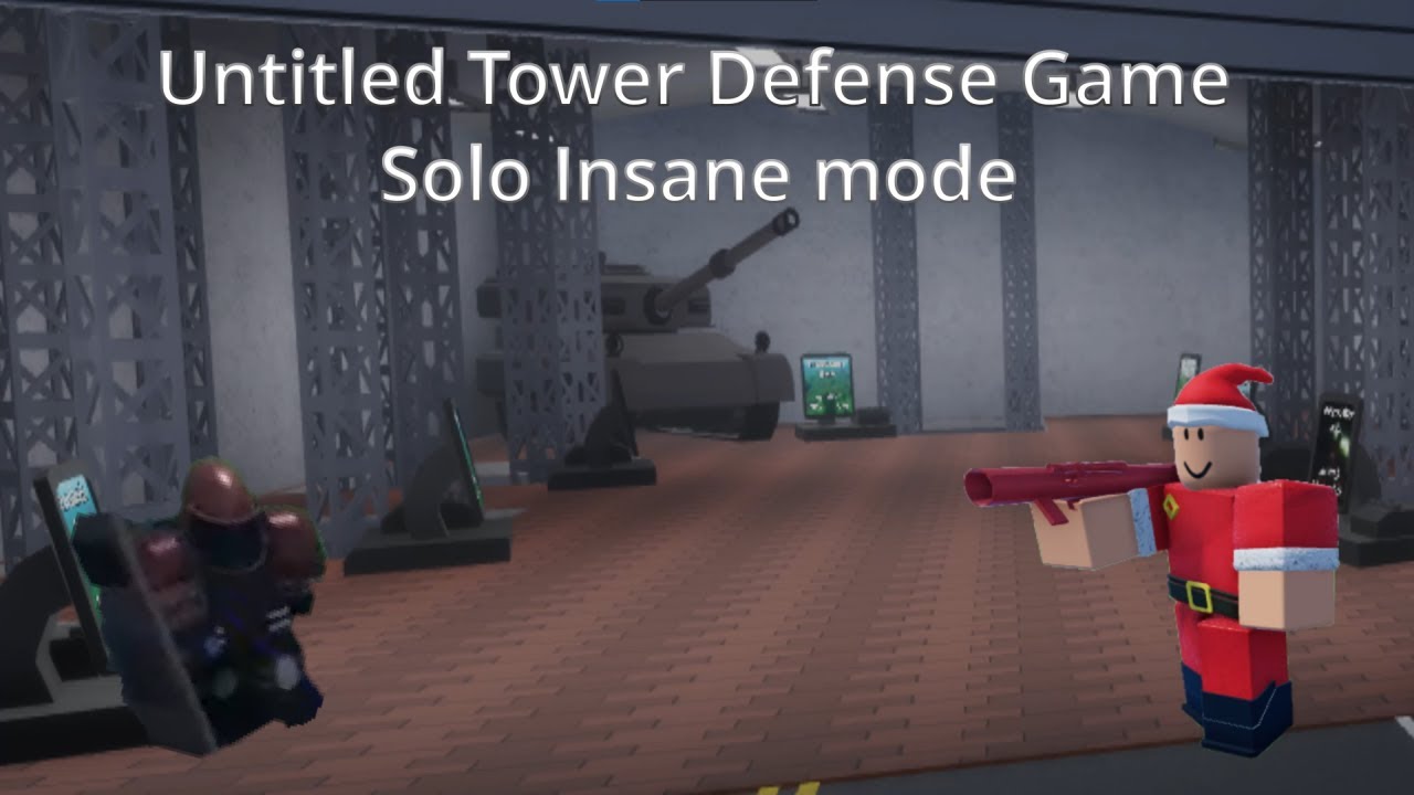 Solo insane with 3 towers (Untitled Tower Defense Game)
