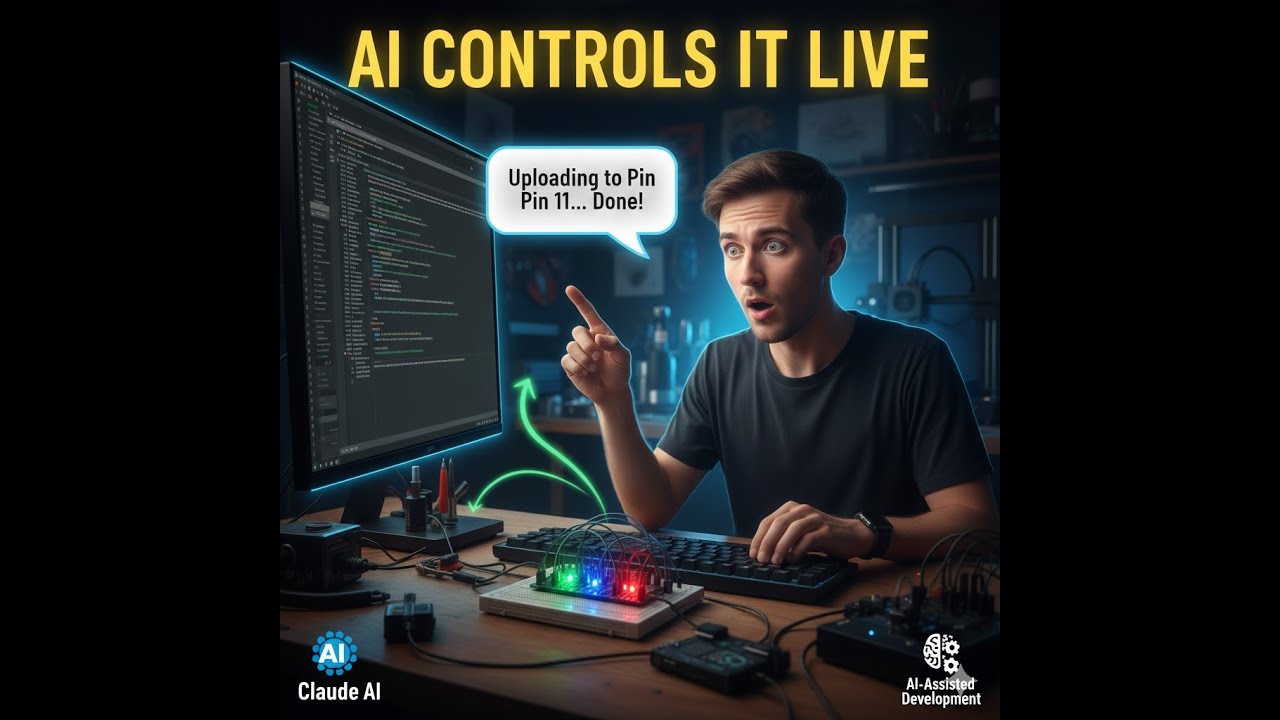 I Let AI Write & Upload Code to My Arduino Live