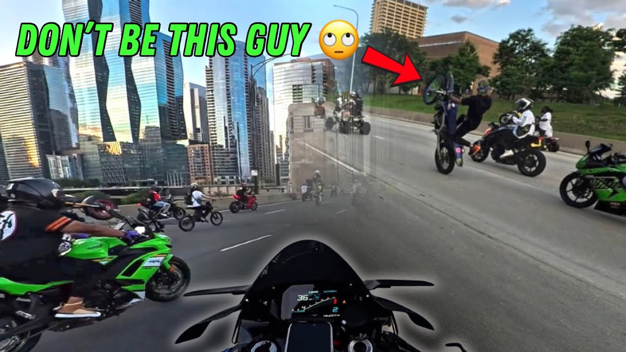 S1000RR FACES THE HARSH REALITY OF CHICAGO RIDES 😡