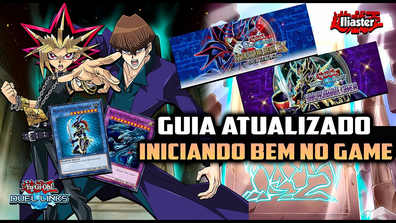 Saiba como começar uma nova conta!! Yu-Gi-Oh! Duel Links