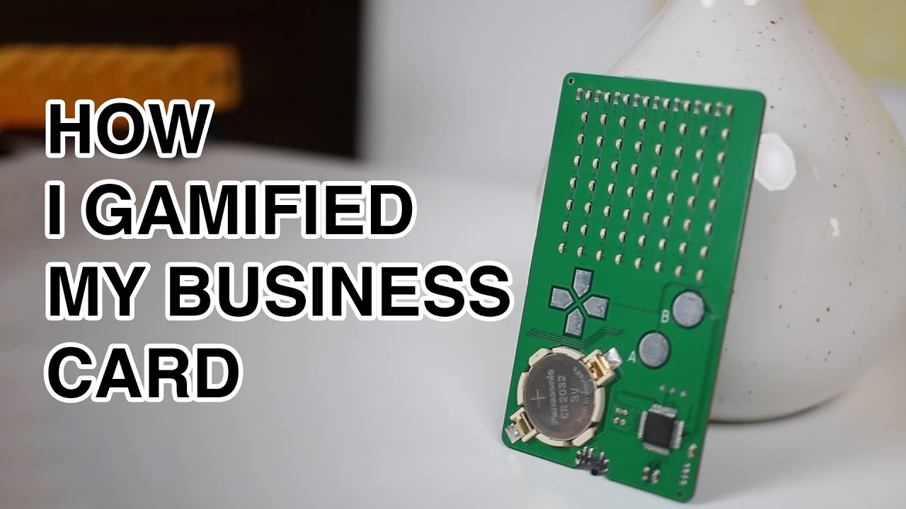 Gamify Your PCB Business Card