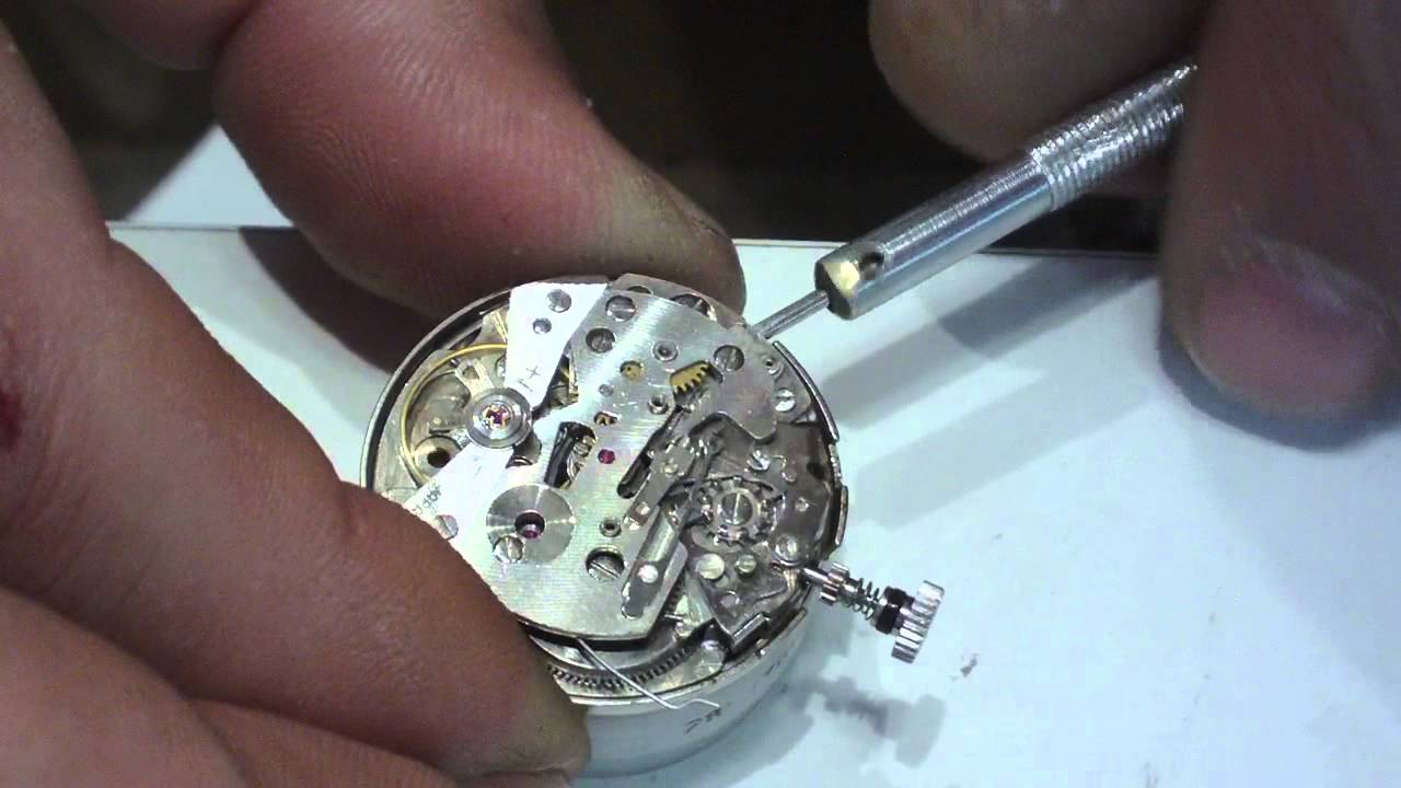 Seiko cal.6139 Chronograph-disassembly