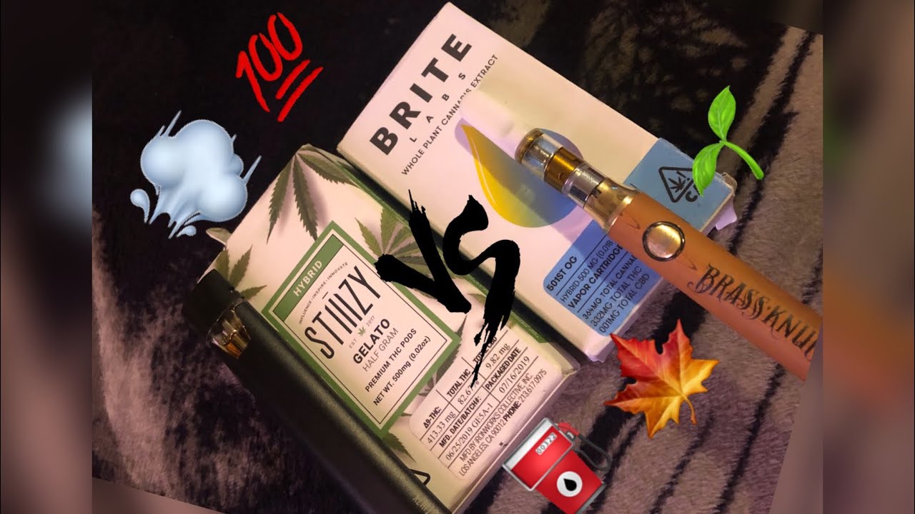 STIIIZY GELATO POD VS brite labs 501st og cartridge REVIEW!!! and a talk a lil about this channel
