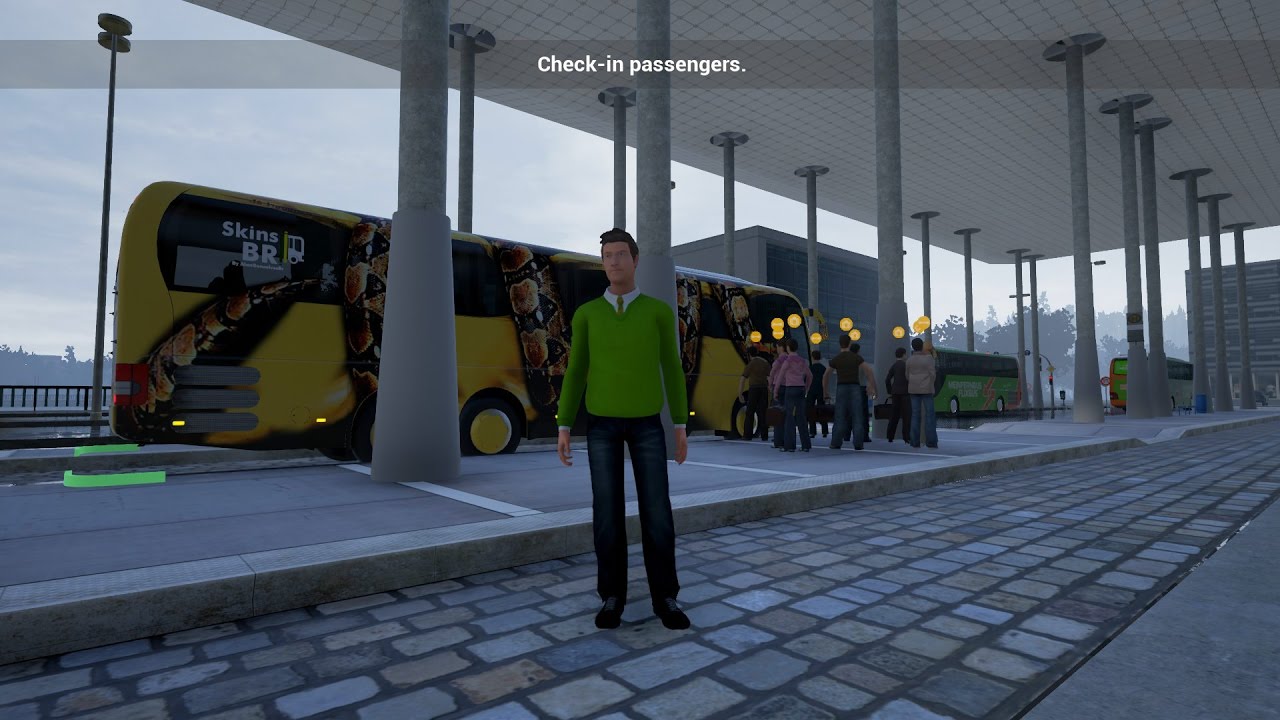 Fernbus Simulator | Simulador de Buses destino Central de Autobuses Kassel