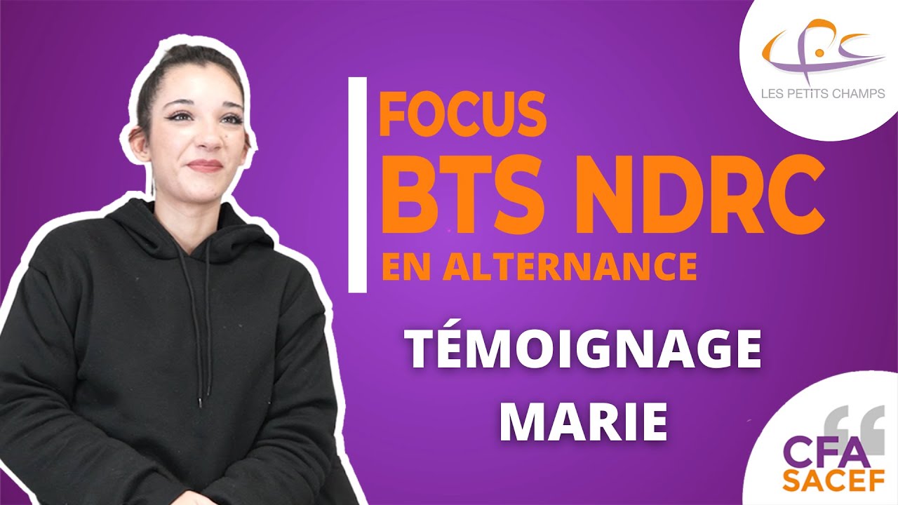 Témoignage Marie : apprentie en BTS NDRC en alternance