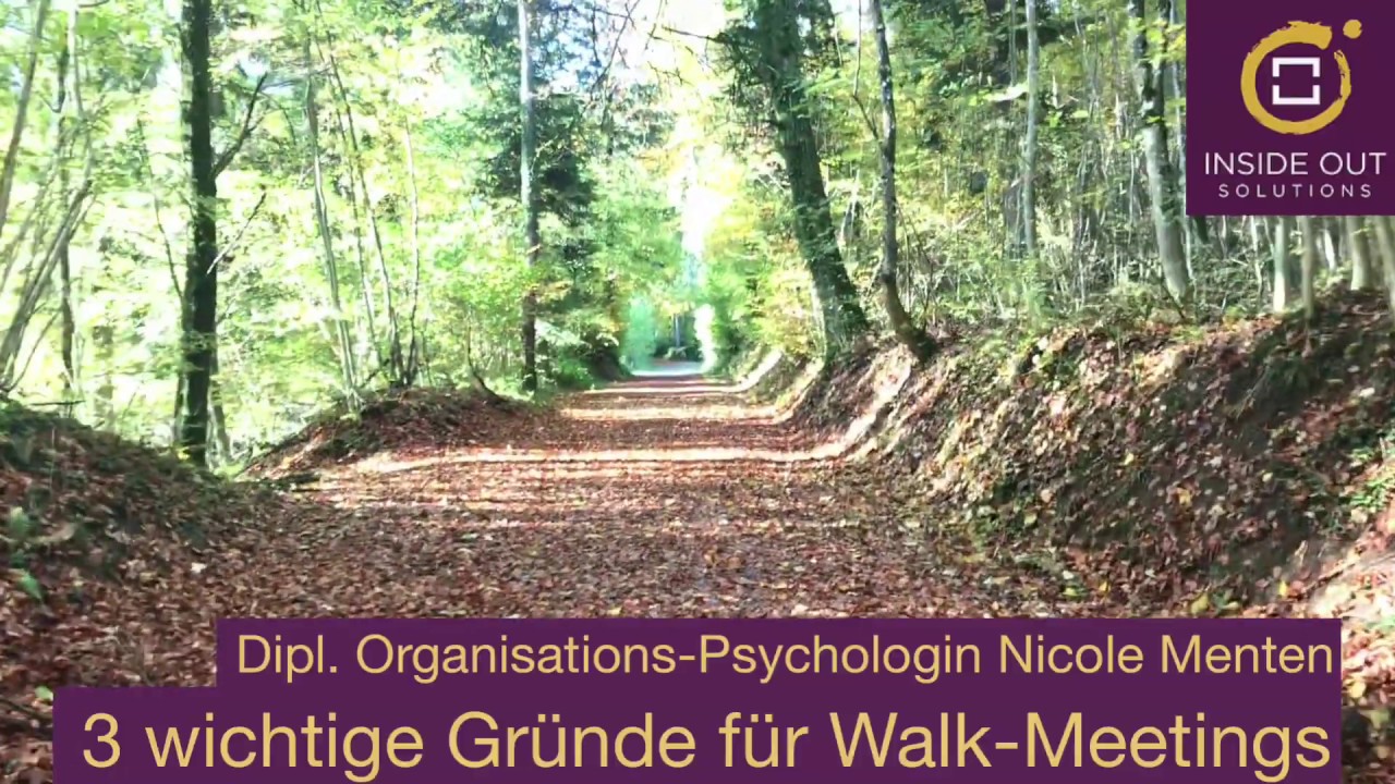 3 Gr&uuml;nde f&uuml;r Walk & Talk Meetings