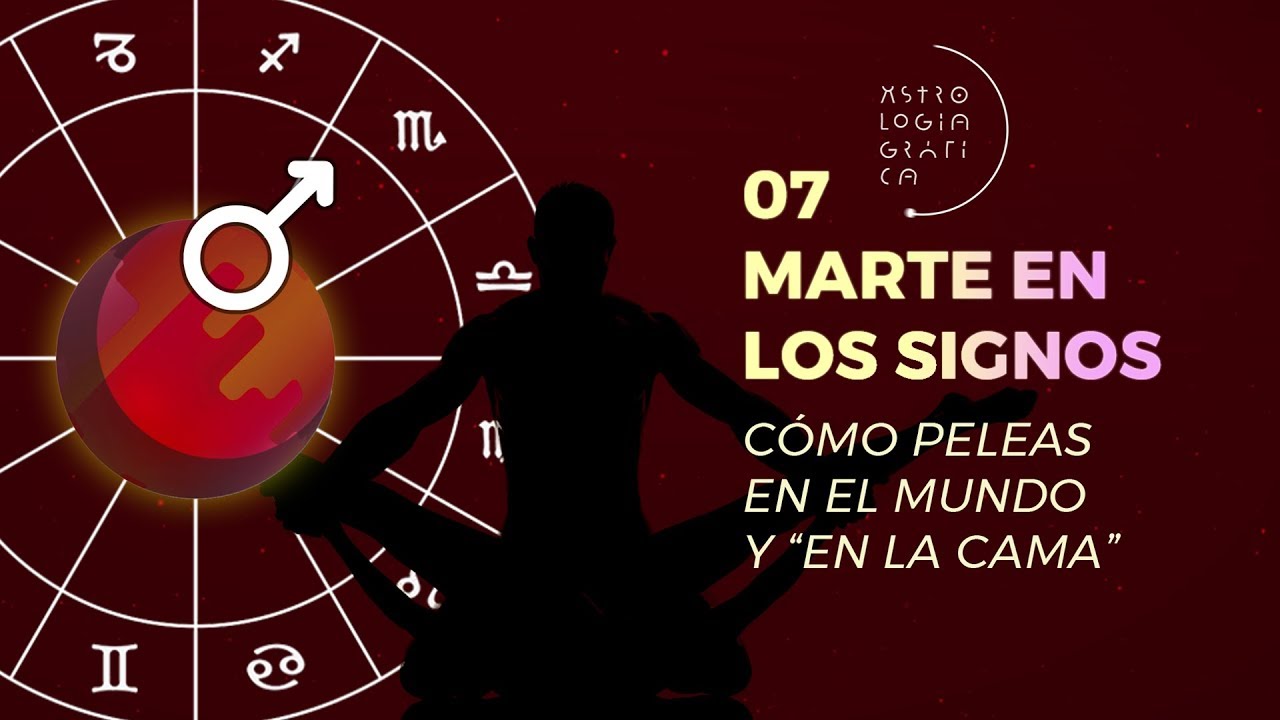 Marte en los Signos [07 / ASTROLOGÍA GRÁFICA] Cómo peleas en el mundo y en la cama