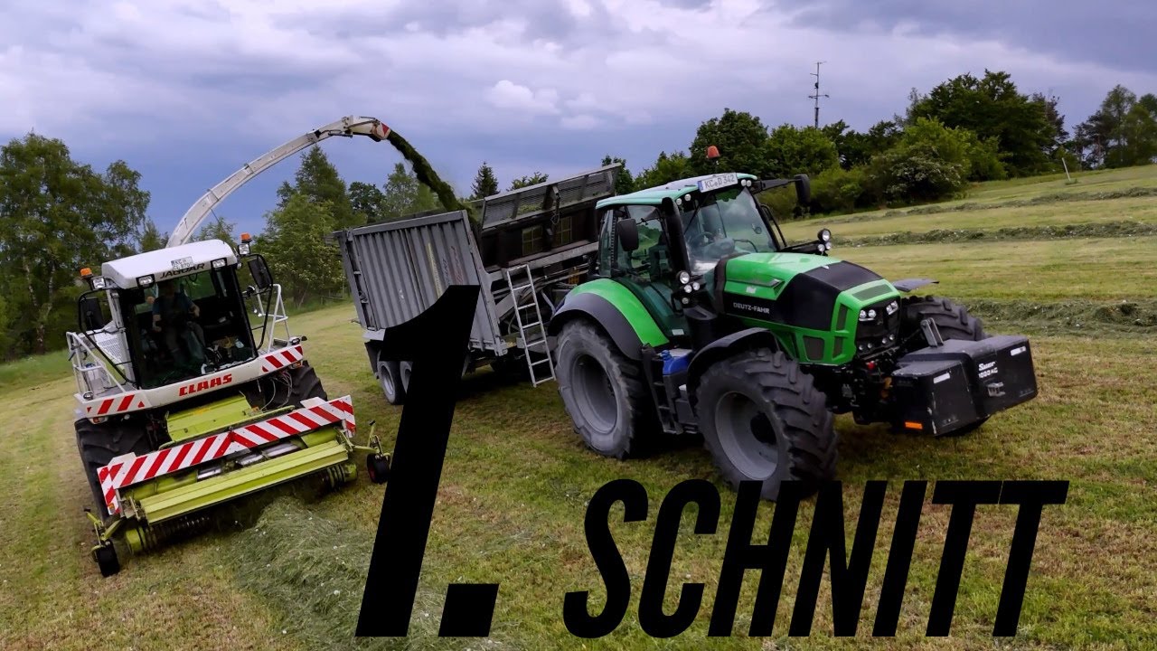 Erster Schnitt 2025 | Claas Jaguar 870 | Deutz-Fahr 7250 | John Deere 6R | Valtra