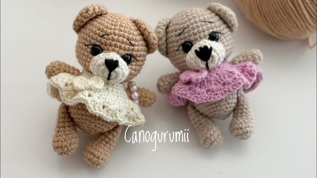 Amigurumi Ayı Anahtarlık yapımı🤎1/2 Eng Subtitle #amigurumitutorial#keychain#amigurumiayıcık