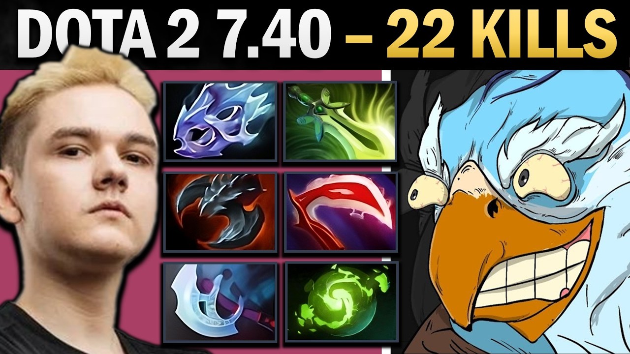 Kez Pro Carry with Moon Shard and 22 Kills - Dota 2 Gameplay