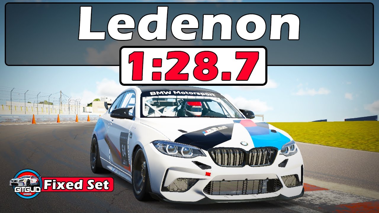 iRacing BMW M2 Circuit de Ledenon Track Guide - 1:28.7
