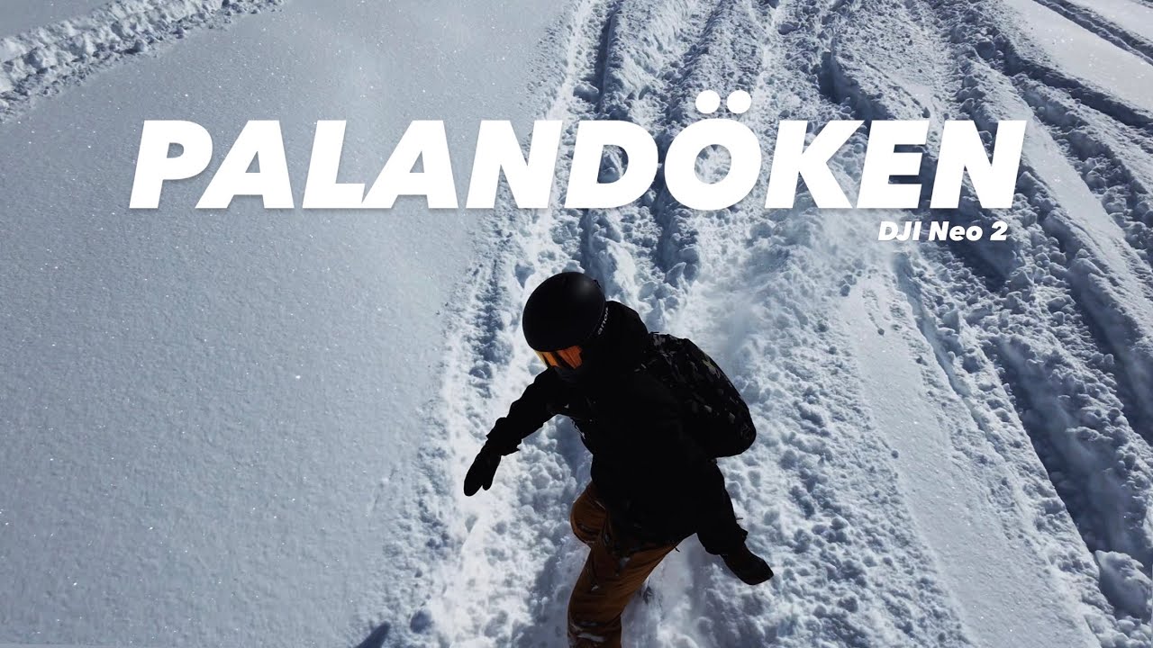 DJI Neo 2 Snowboard Test | Palandöken Snowboard Bol Kar
