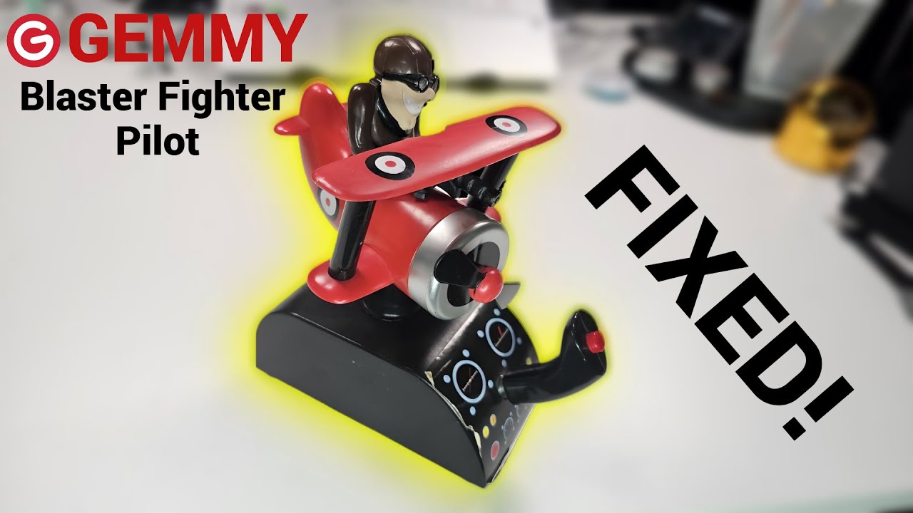 I Fixed This Rare Fighter Pilot Toy From The 90s