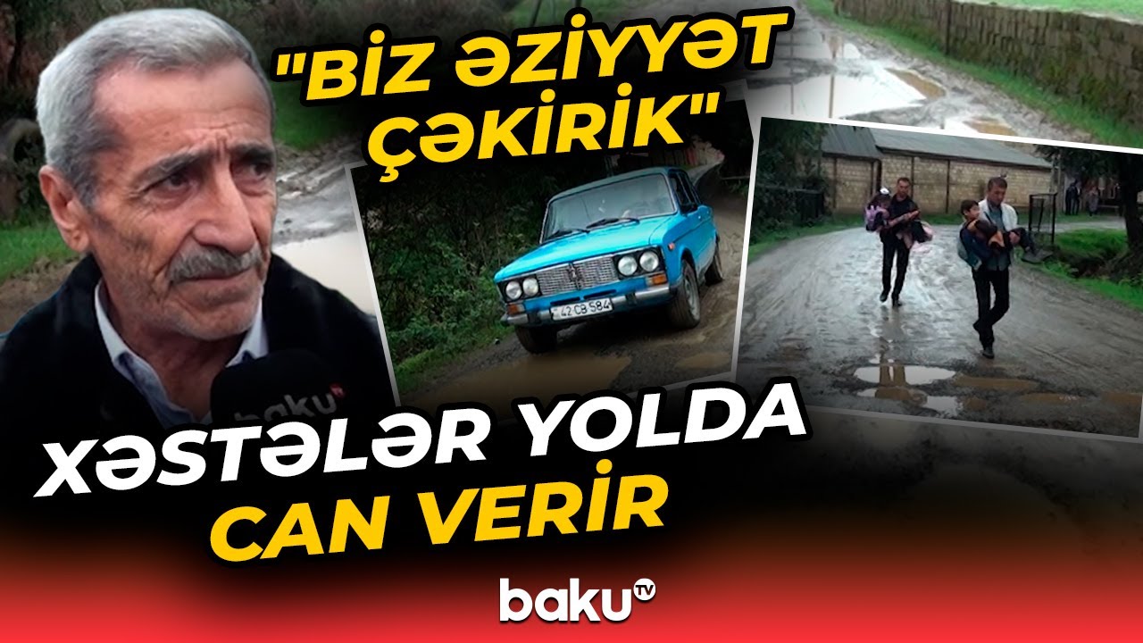 Yayda toz-torpaq, qışda pal&ccedil;ıq | Kənd camaatını bezdirən yol problemi