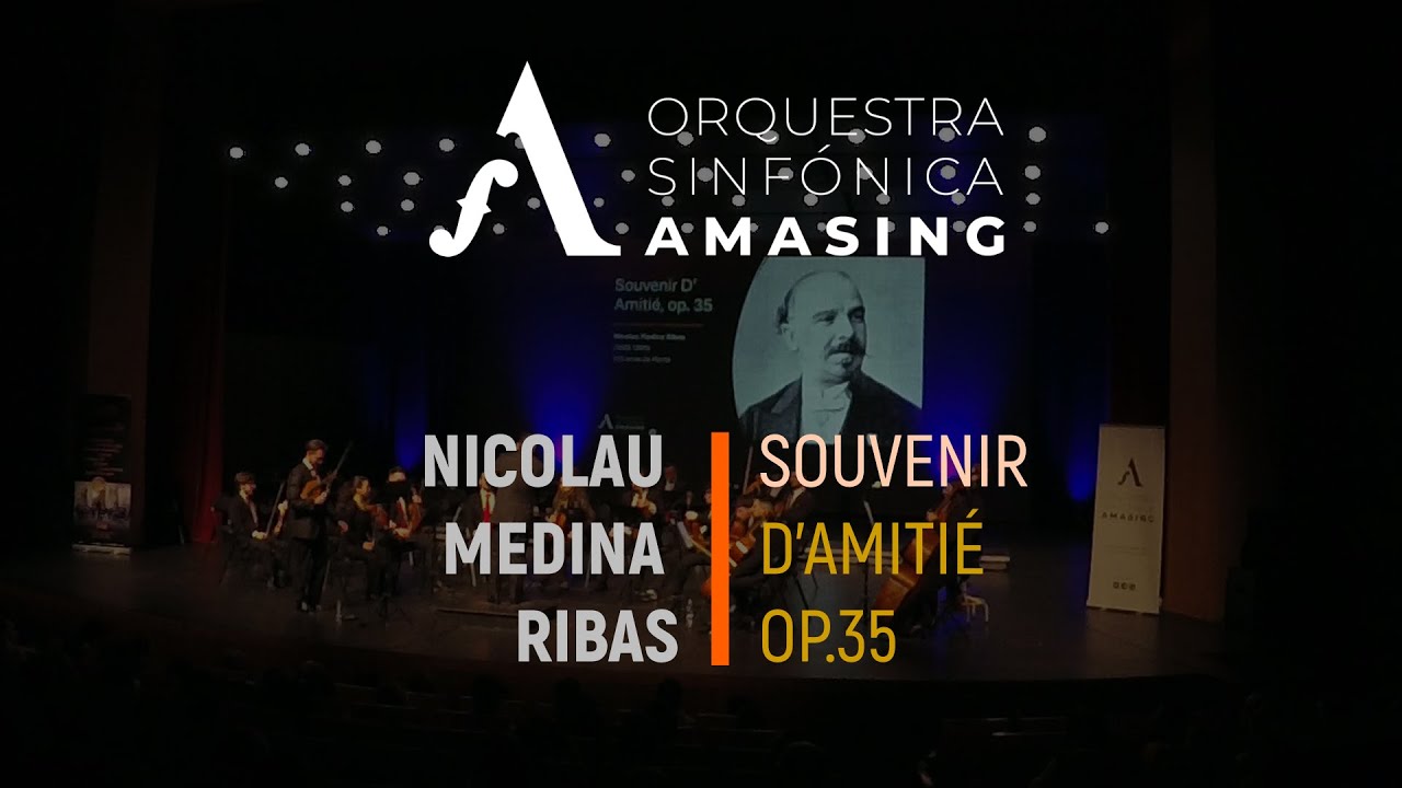 NICOLAU MEDINA RIBAS - Souvenir D'Amitié op.35 w/orchestra Eliseu Silva