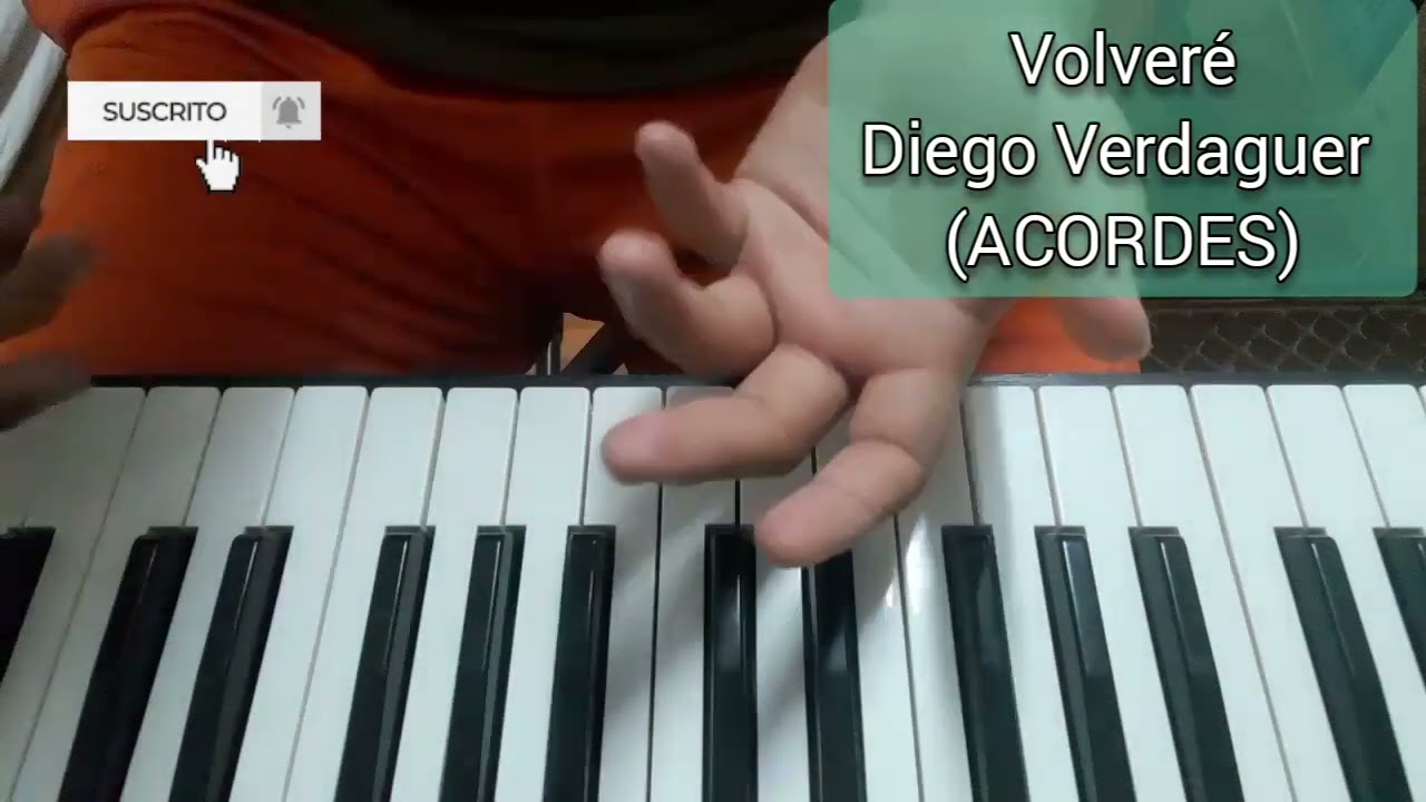 Volveré - Diego Verdaguer (tutorial piano)