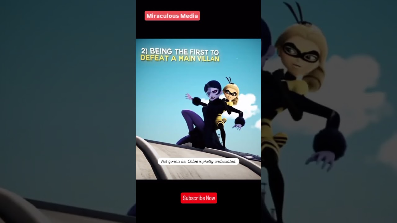 CHLOE is definitely underrated in the show 🙁 #miraculous #superhero #queenbee #chloebourgeois #chloe