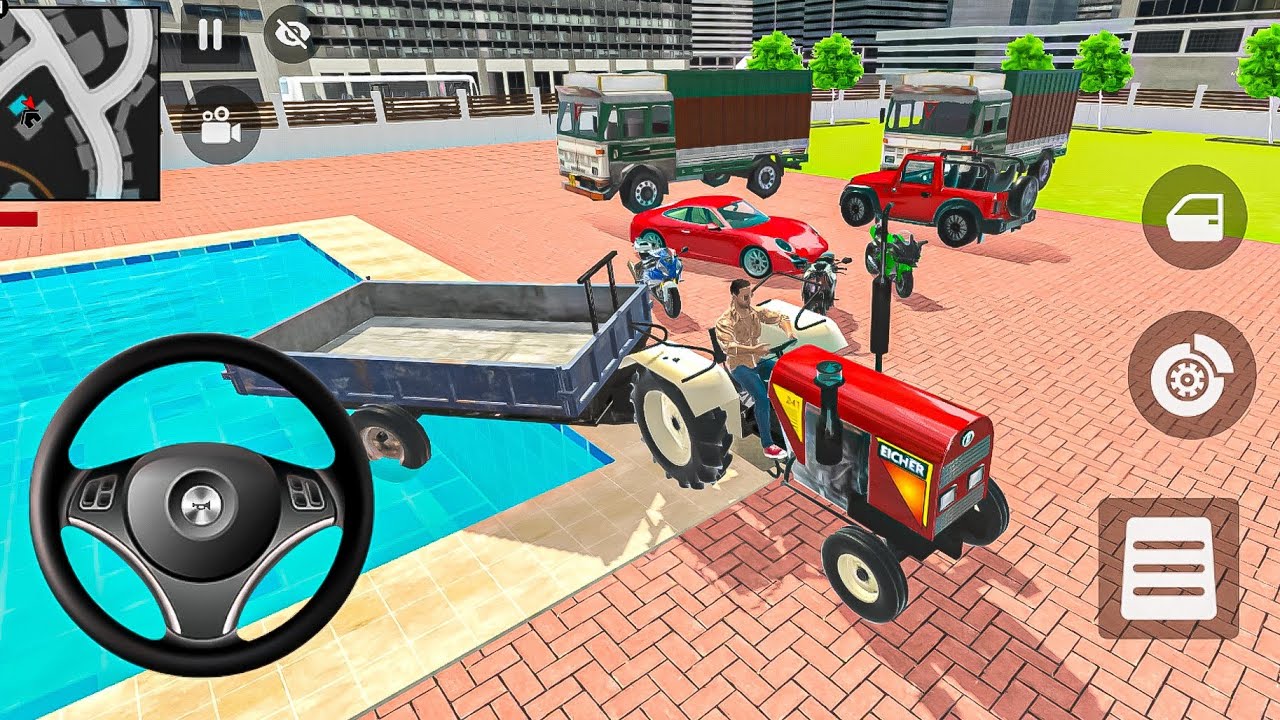 ⛽Modified Monster tractor 🚜 Gangster Life in Indian Streets | Open WorldGame game for android👿