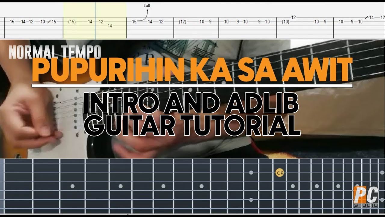 PUPURIHIN KA SA AWIT GUITAR TUTORIAL