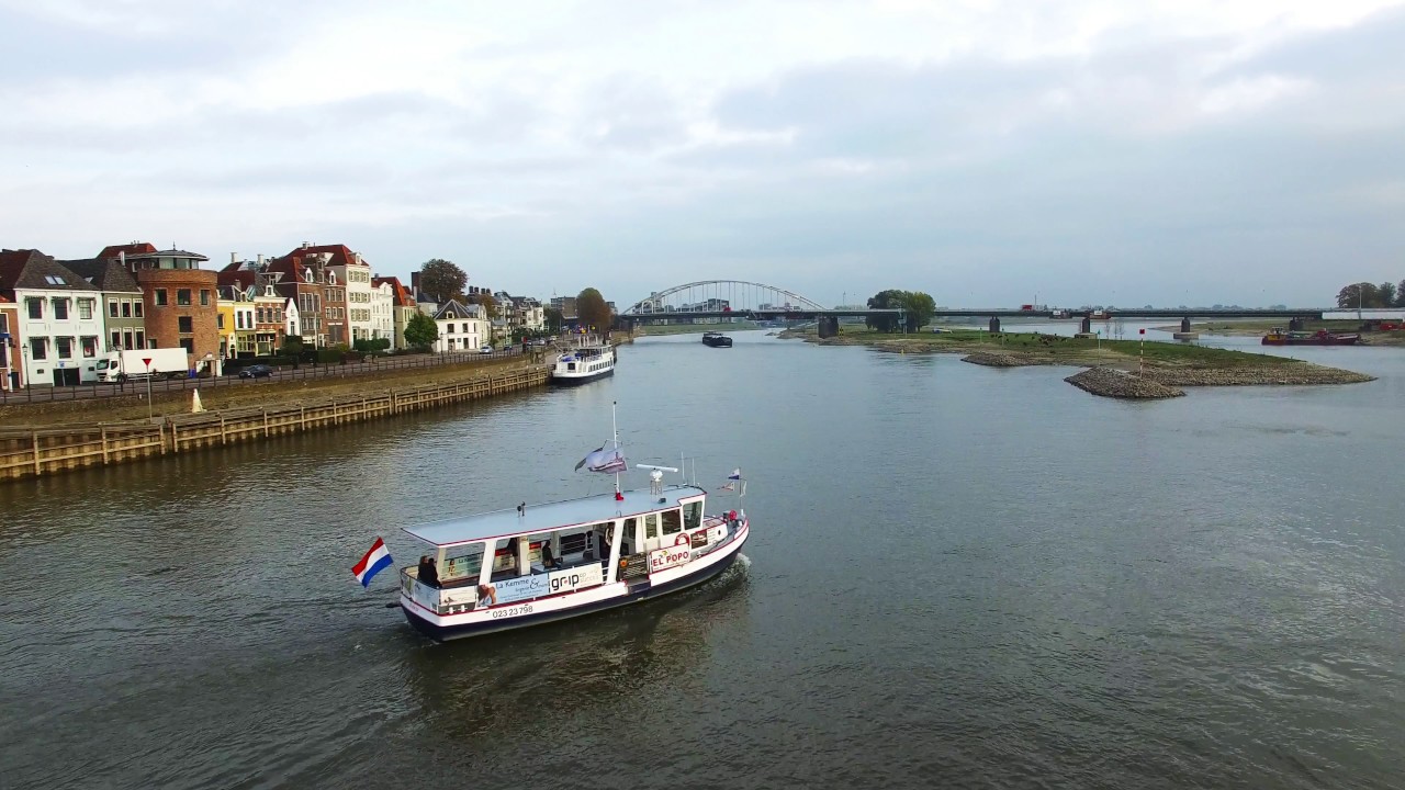 Pontje Deventer vanuit de lucht