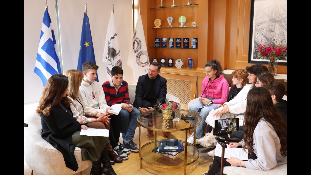 Συνέντευξη δημοσιογραφικής ομάδας 3ου Γυμνασίου Αλεξανδρούπολης με τον δήμαρχο Αλεξανδρούπολης