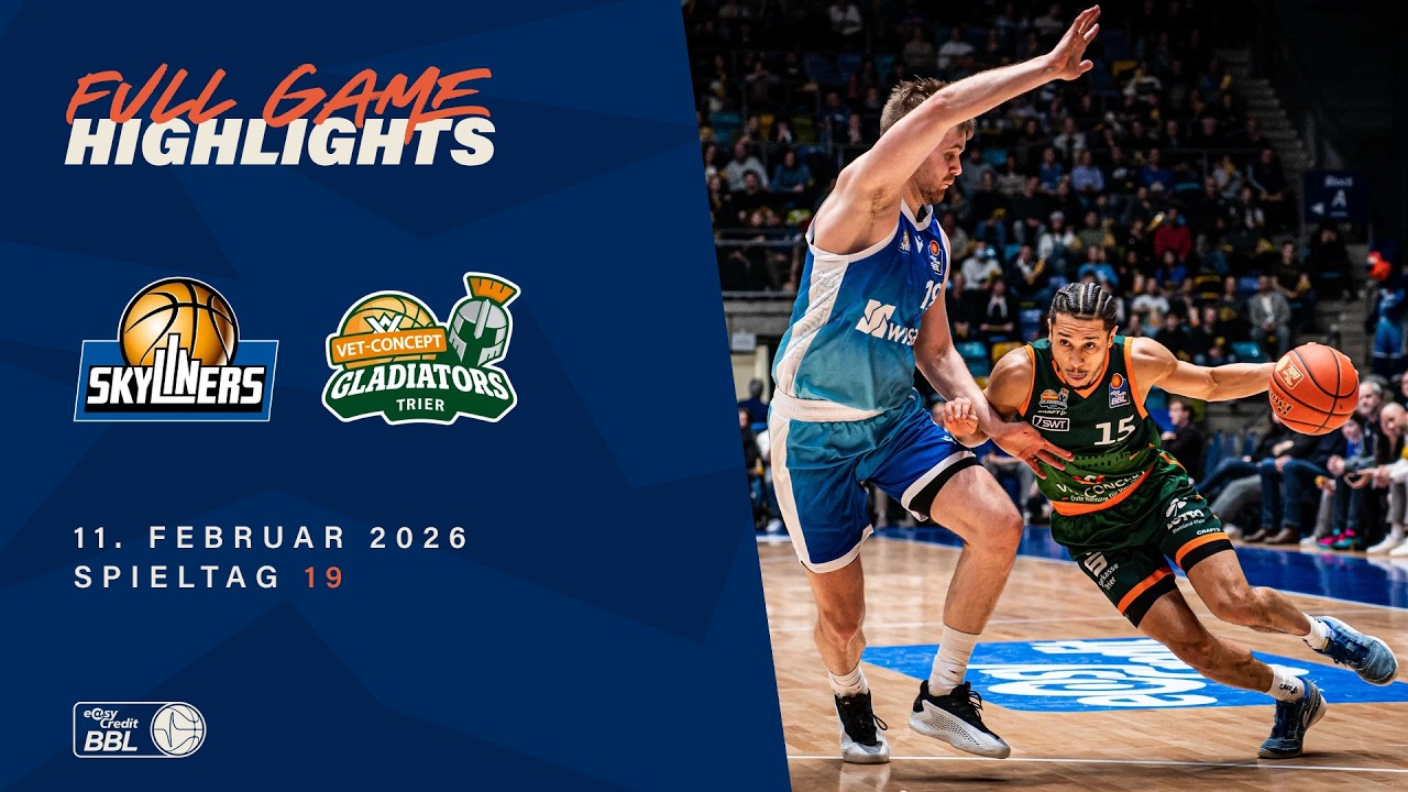 SKYLINERS vs. VET-CONCEPT Gladiators Trier - Full Game Highlights - Spieltag 19, 25/26