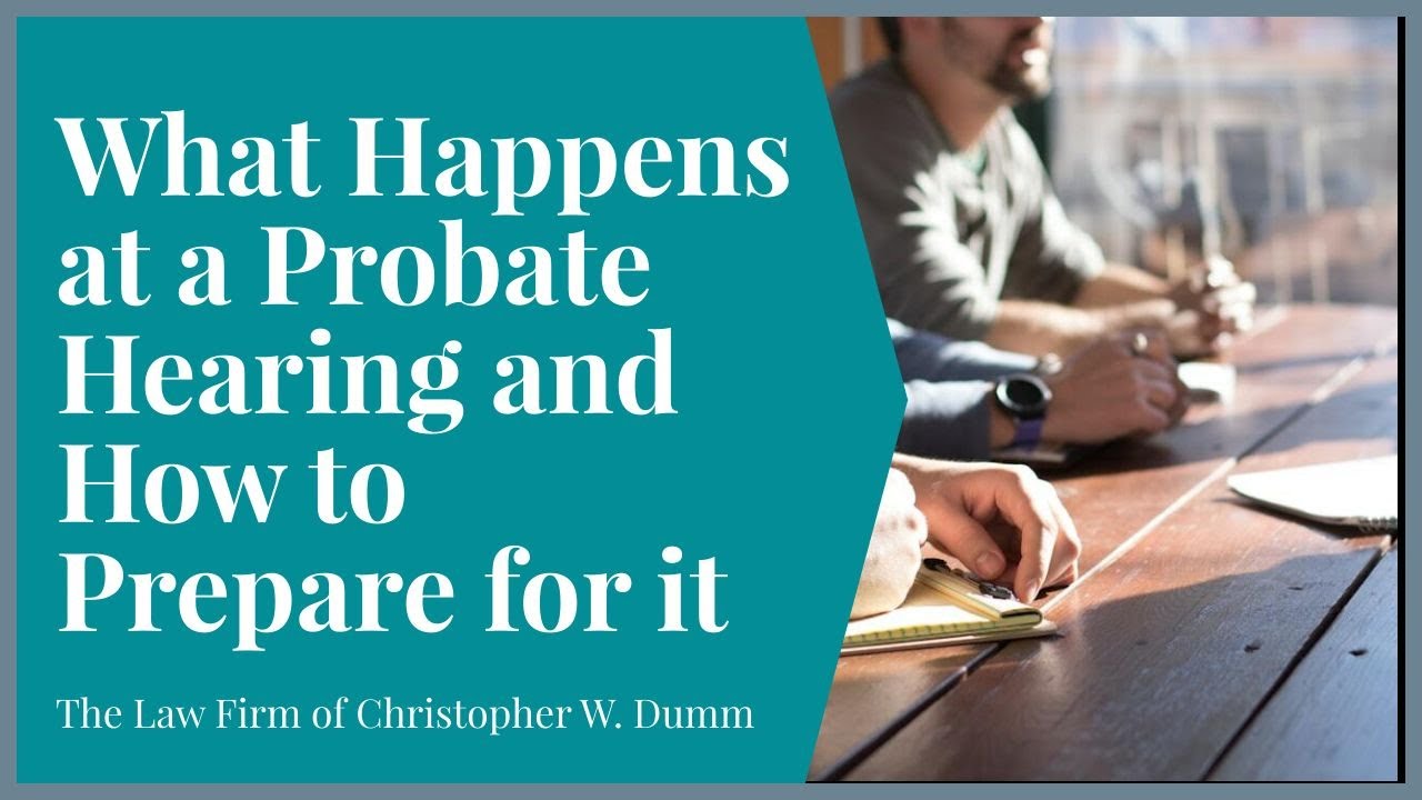 What REALLY Happens at a Probate Hearing? (Don't Go Unprepared!)